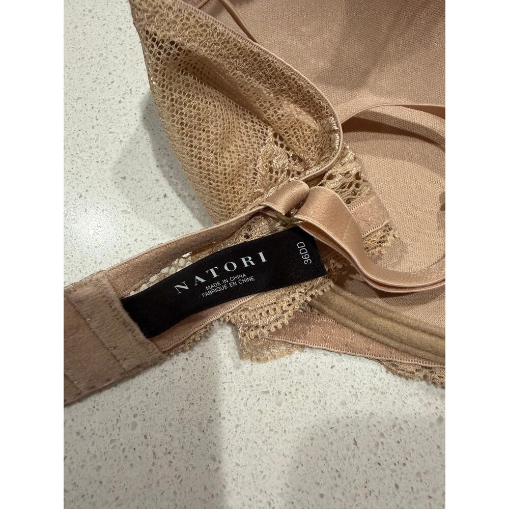 Natori Feathers Plunge T-Shirt Bra in Nude 36DD - Picture 3 of 3